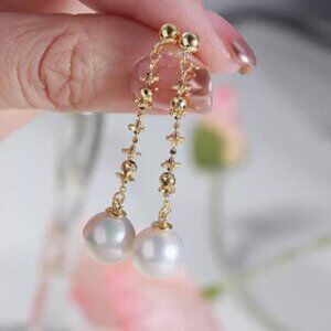 S925 Sterling Silver Dangle Earrings - New